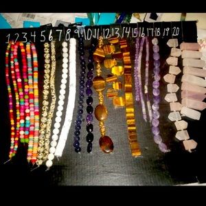 Semi precious stone beads